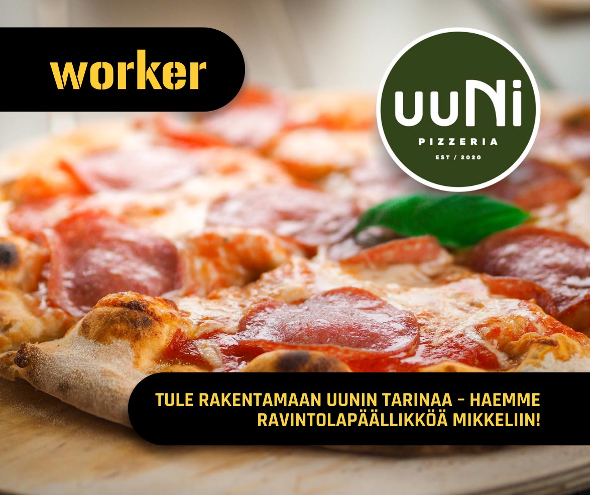 Tule rakentamaan UUNIn tarinaa – haemme ravintolapäällikköä Mikkeliin!